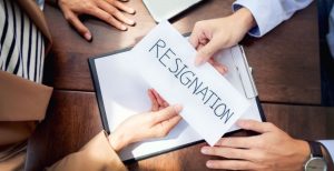 resignation